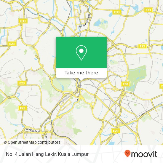 No. 4 Jalan Hang Lekir map