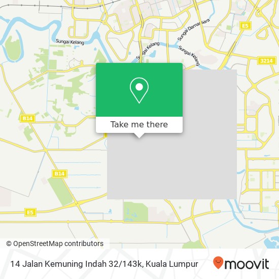 14 Jalan Kemuning Indah 32 / 143k map