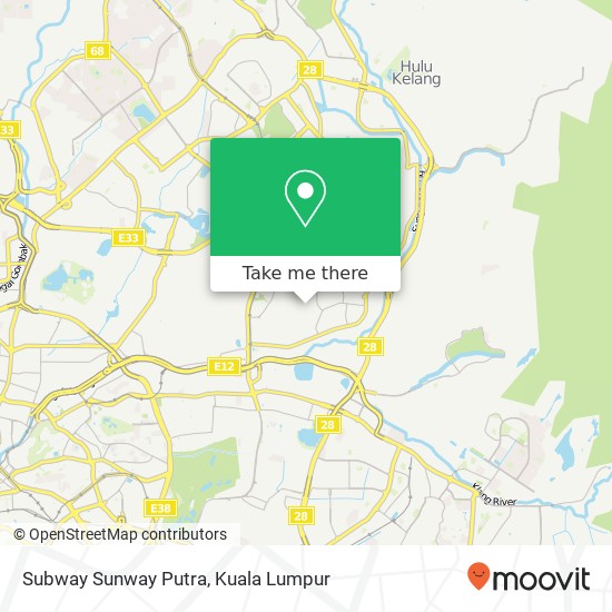 Subway Sunway Putra map