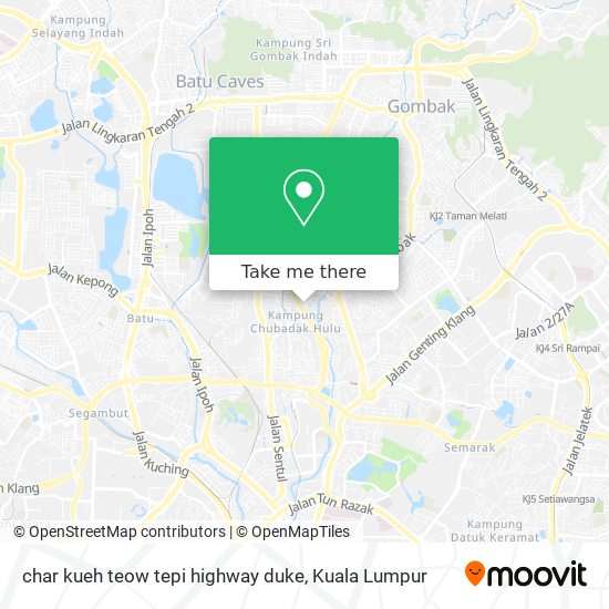 char kueh teow tepi highway duke map