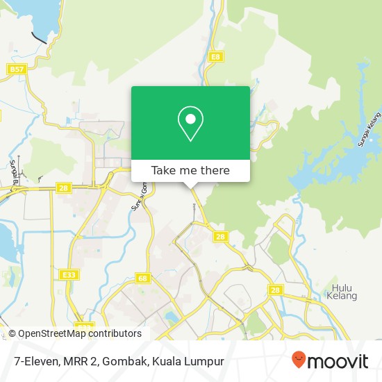 Peta 7-Eleven, MRR 2, Gombak