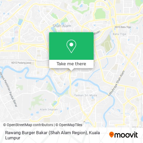 Peta Rawang Burger Bakar (Shah Alam Region)