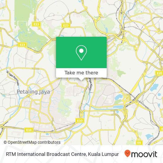 RTM International Broadcast Centre map