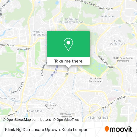 Klinik Ng Damansara Uptown map