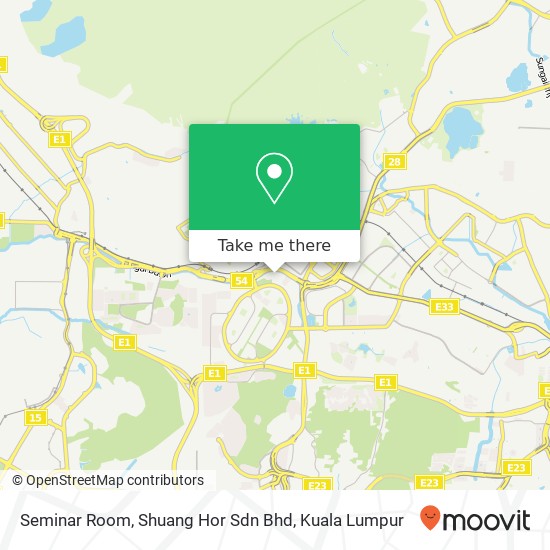 Seminar Room, Shuang Hor Sdn Bhd map