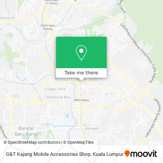 Peta G&T Kajang Mobile Accessories Shop