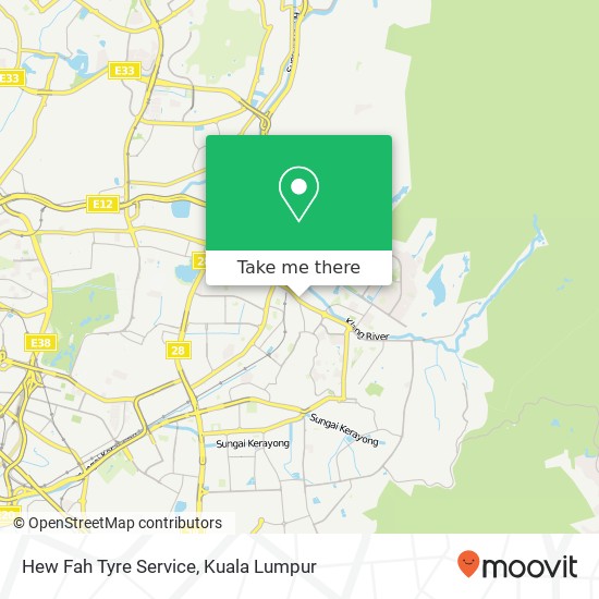 Hew Fah Tyre Service map