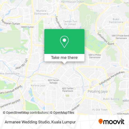 Armanee Wedding Studio map