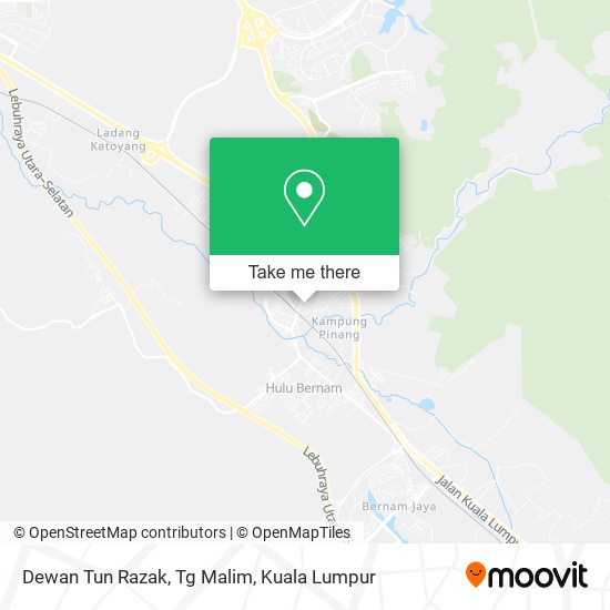 Peta Dewan Tun Razak, Tg Malim