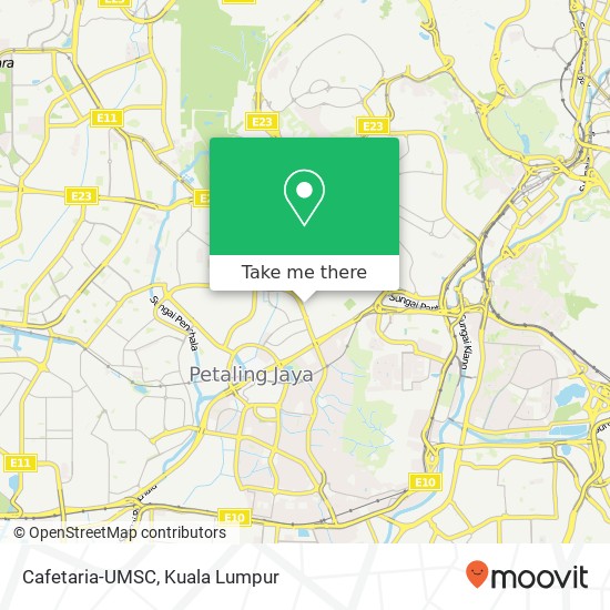 Cafetaria-UMSC map