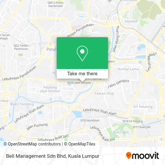 Bell Management Sdn Bhd map