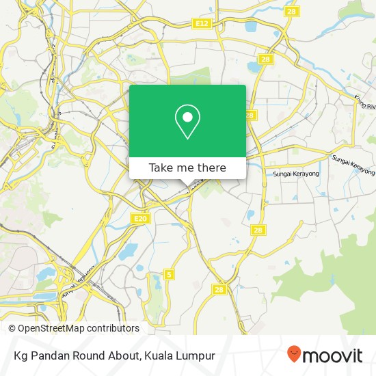 Kg Pandan Round About map