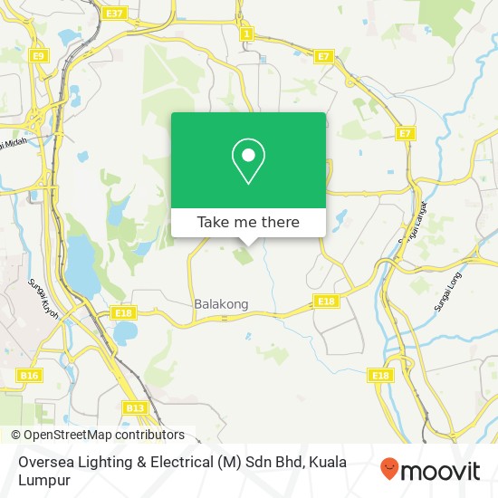 Oversea Lighting & Electrical (M) Sdn Bhd map