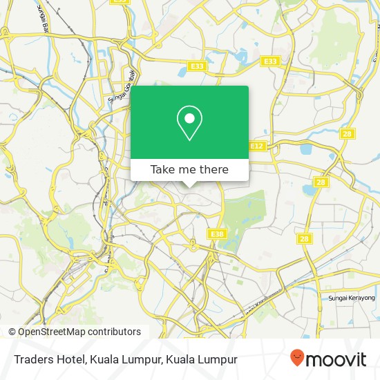 Traders Hotel, Kuala Lumpur map