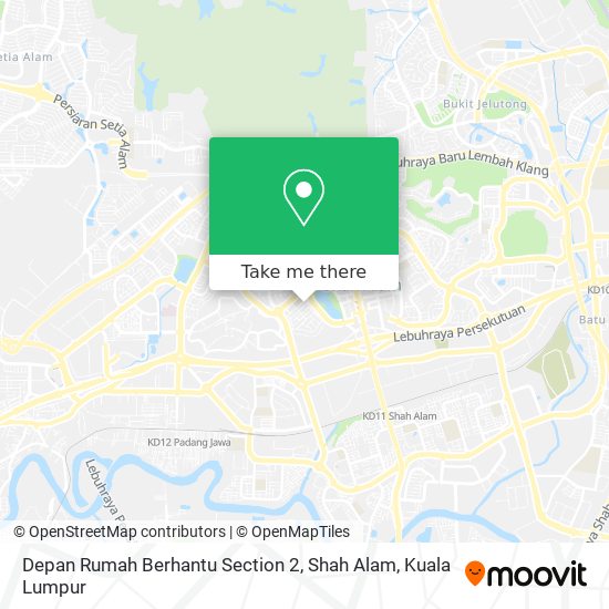 Bagaimana untuk pergi ke Depan Rumah Berhantu Section 2, Shah Alam 