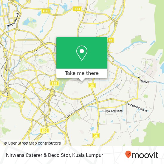 Nirwana Caterer & Deco Stor map