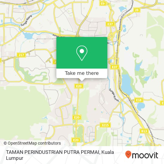 Peta TAMAN PERINDUSTRIAN PUTRA PERMAI