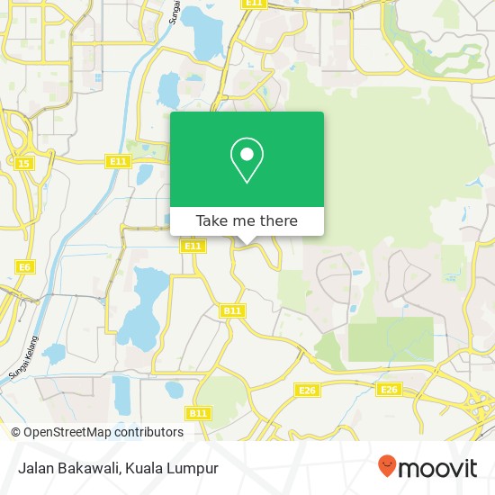 Jalan Bakawali map