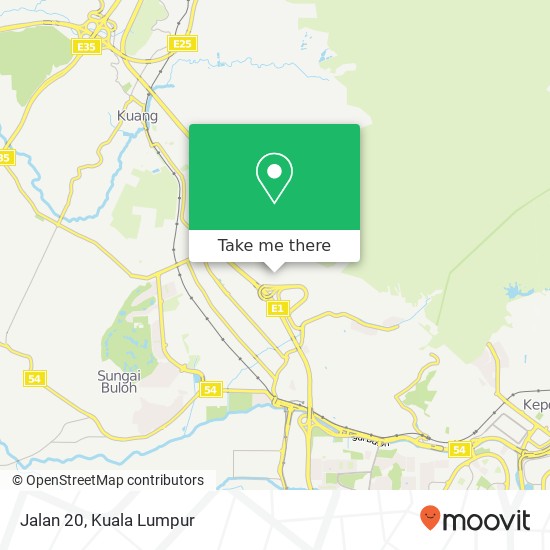 Jalan 20 map