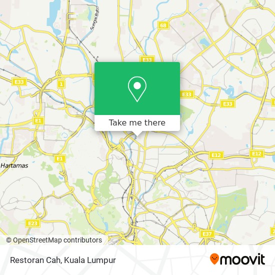 Restoran Cah map