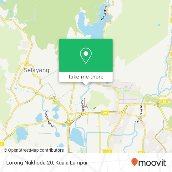 Lorong Nakhoda 20 map