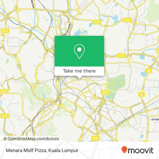 Menara Midf Pizza map