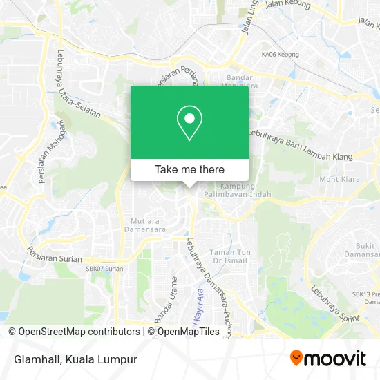 Glamhall map