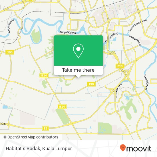 Habitat siBadak map