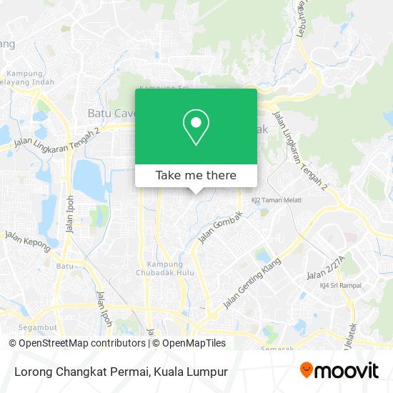 Peta Lorong Changkat Permai