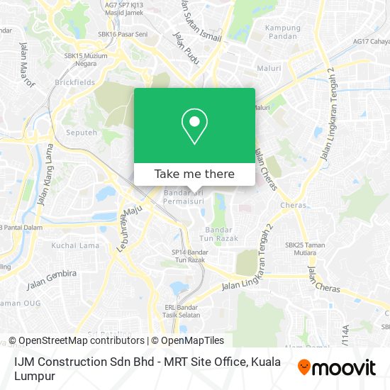 How To Get To Ijm Construction Sdn Bhd Mrt Site Office In Kuala Lumpur By Bus Mrt Lrt Or Train