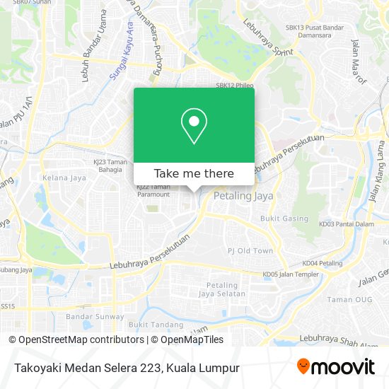 Takoyaki Medan Selera 223 map