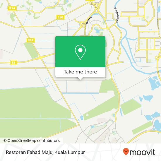 Restoran Fahad Maju map