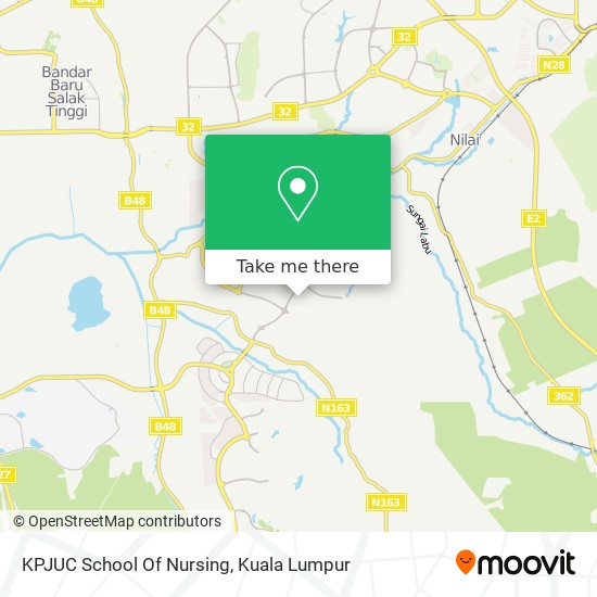 KPJUC School Of Nursing map