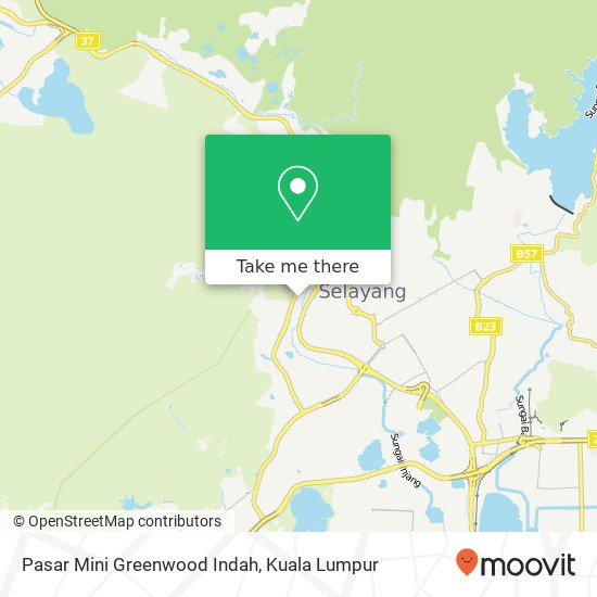 Pasar Mini Greenwood Indah map