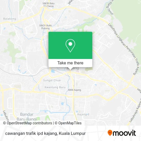 cawangan trafik ipd kajang map