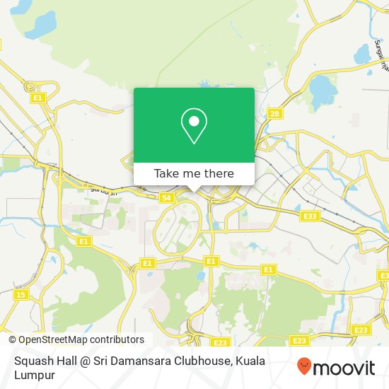 Squash Hall @ Sri Damansara Clubhouse map