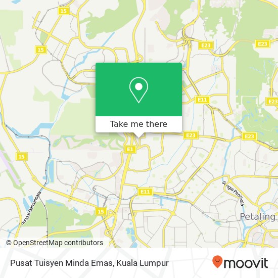 Pusat Tuisyen Minda Emas map