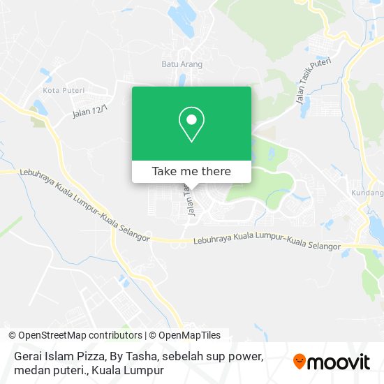 Gerai Islam Pizza, By Tasha, sebelah sup power, medan puteri. map