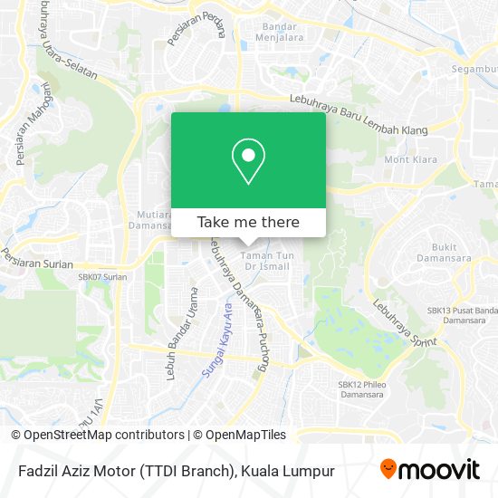 Fadzil Aziz Motor (TTDI Branch) map