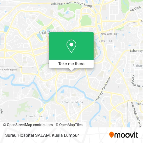 Surau Hospital SALAM map