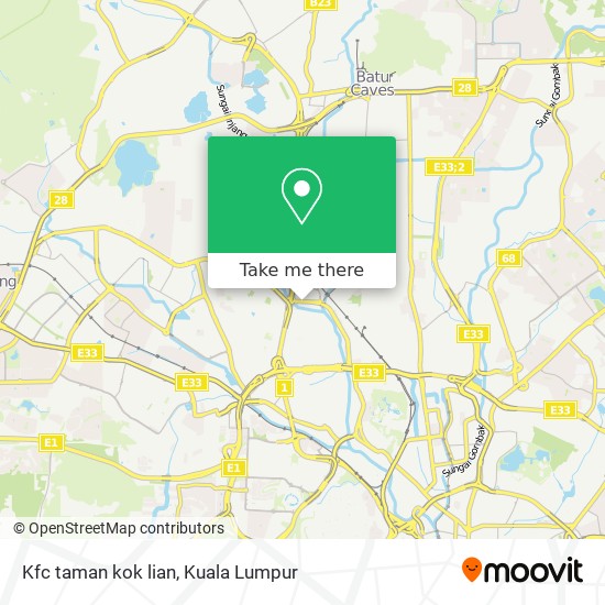 Kfc taman kok lian map