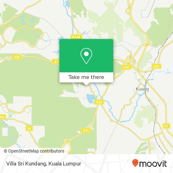 Villa Sri Kundang map