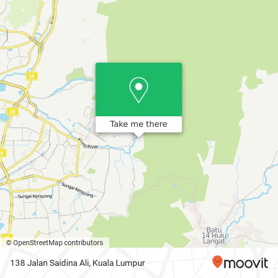 138 Jalan Saidina Ali map