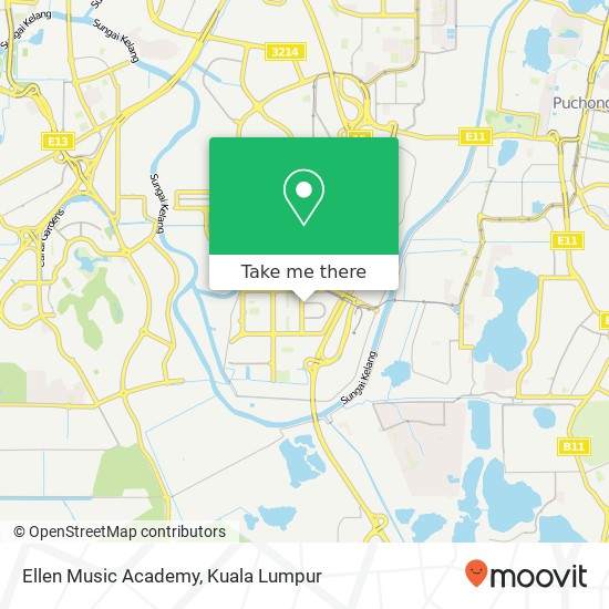 Ellen Music Academy map