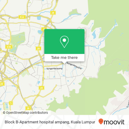 Block B-Apartment hospital ampang map