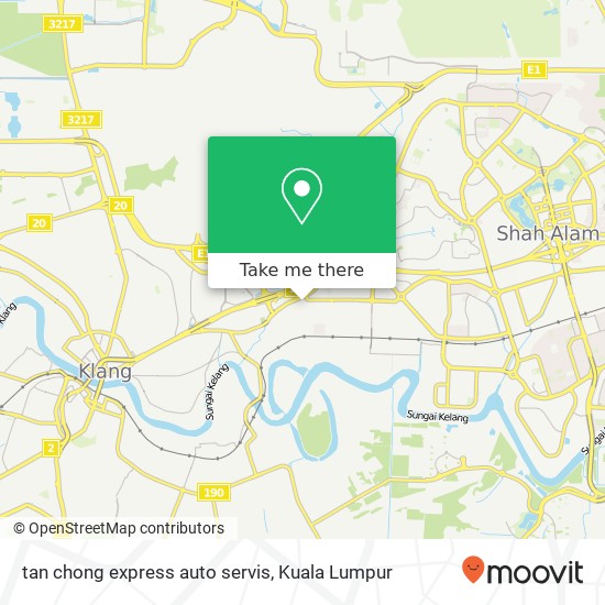 tan chong express auto servis map