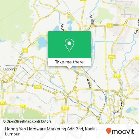 Hoong Yep Hardware Marketing Sdn Bhd map
