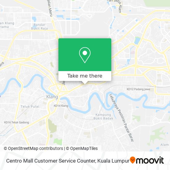 Centro Mall Customer Service Counter map
