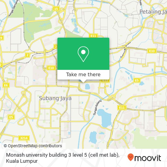 Monash university building 3 level 5 (cell met lab) map