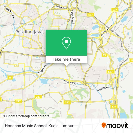 Hosanna Music School map